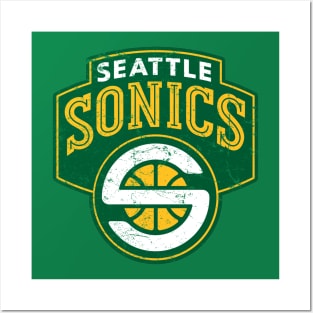 Seattle Sonics Posters and Art